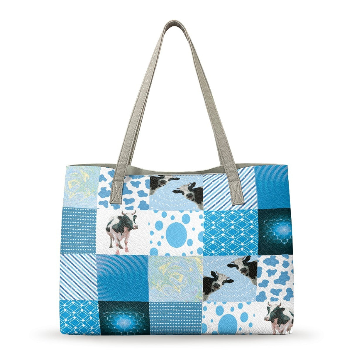 Wholesale Cow Printed Women's PU Handbag Shoulder Bag